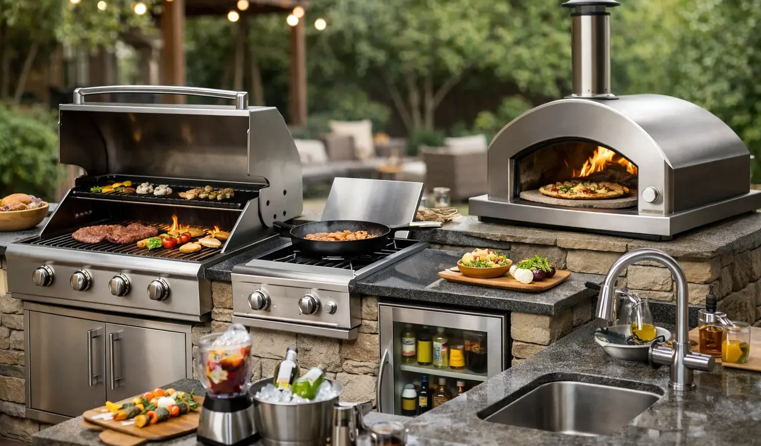 Best Outdoor Kitchen Appliances for Your Backyard
