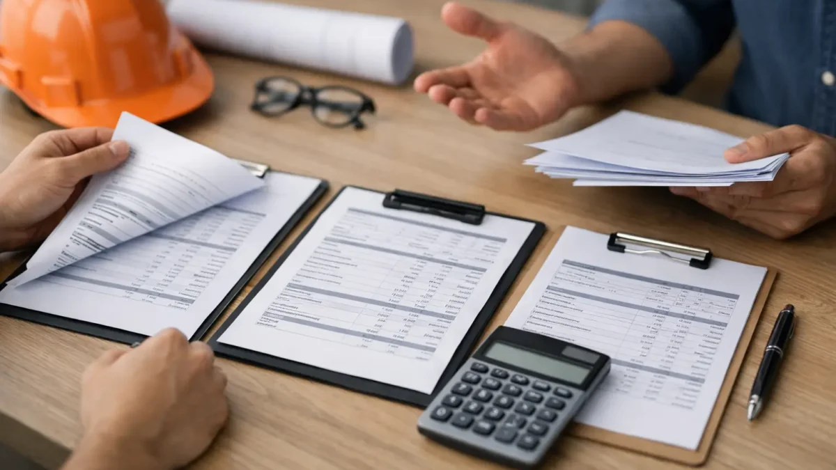 How to Compare Contractor Estimates Fairly