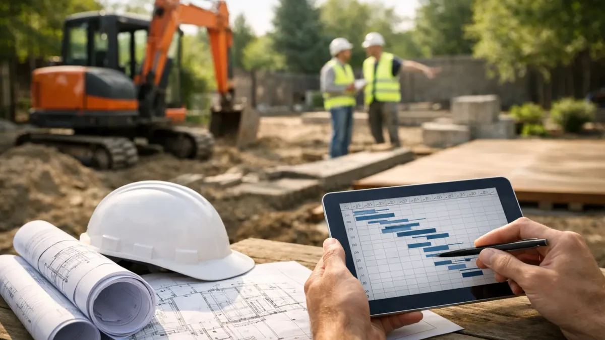 Outdoor Construction Project Timeline Basics