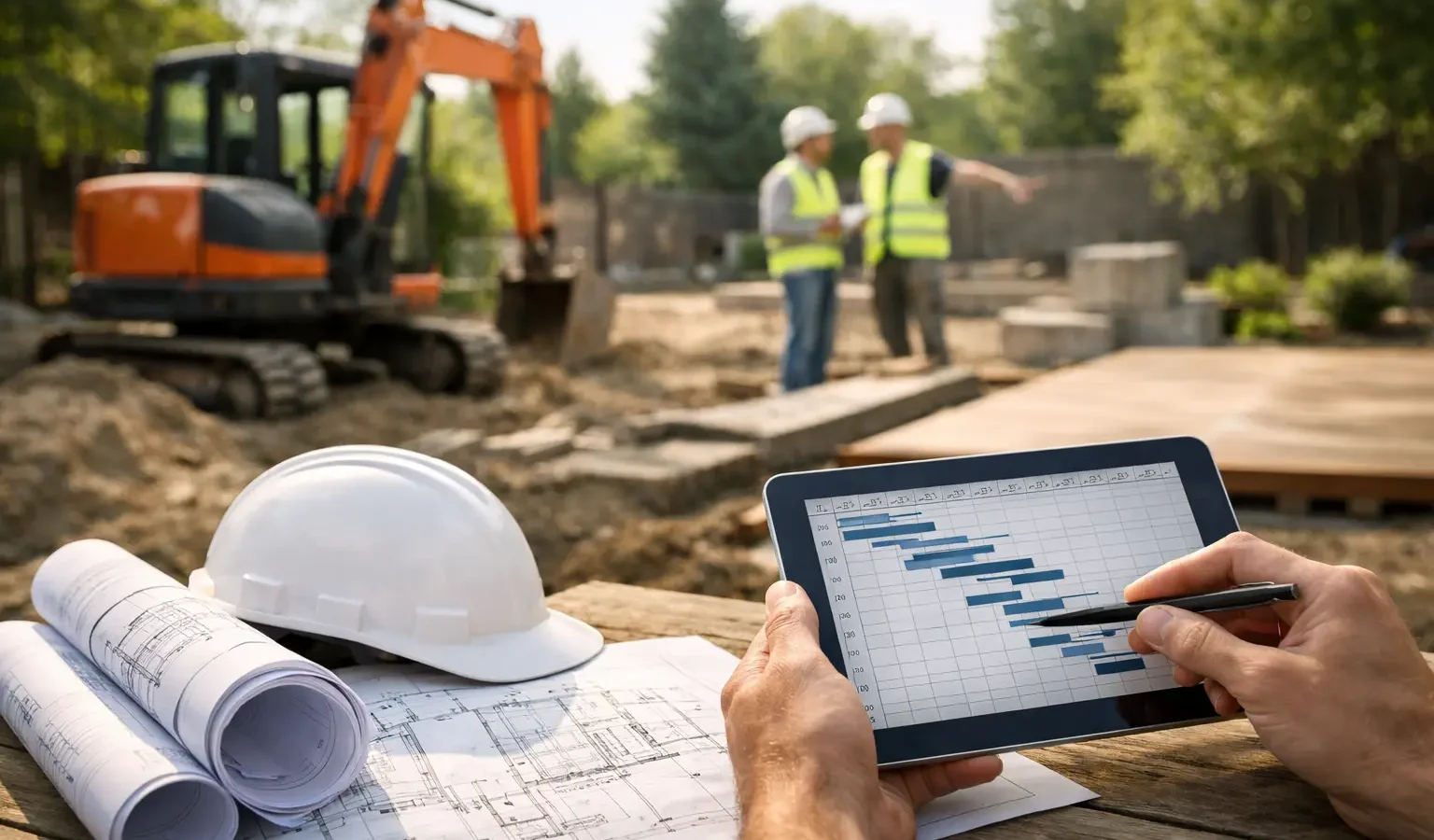 Outdoor Construction Project Timeline Basics