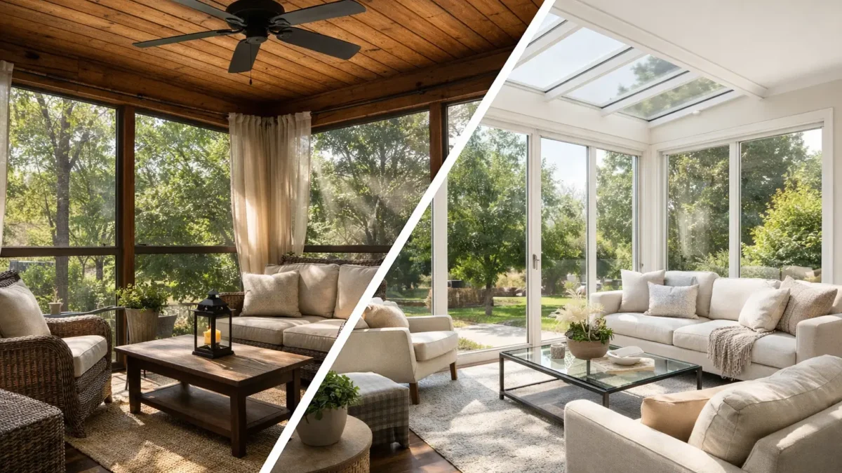 Screened Porch Versus Sunroom for Your Home