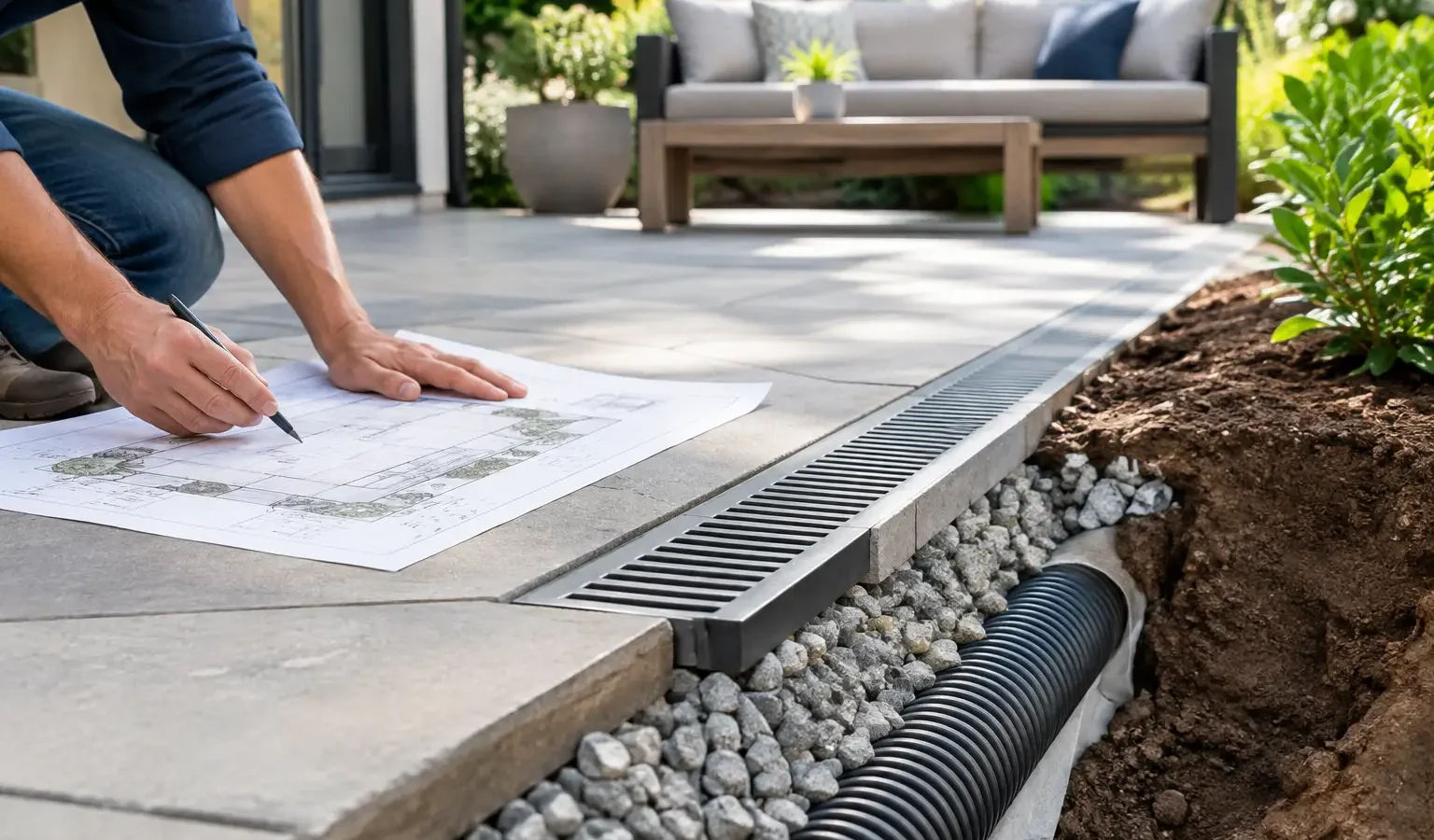 A Practical Guide to Patio Drainage Plans