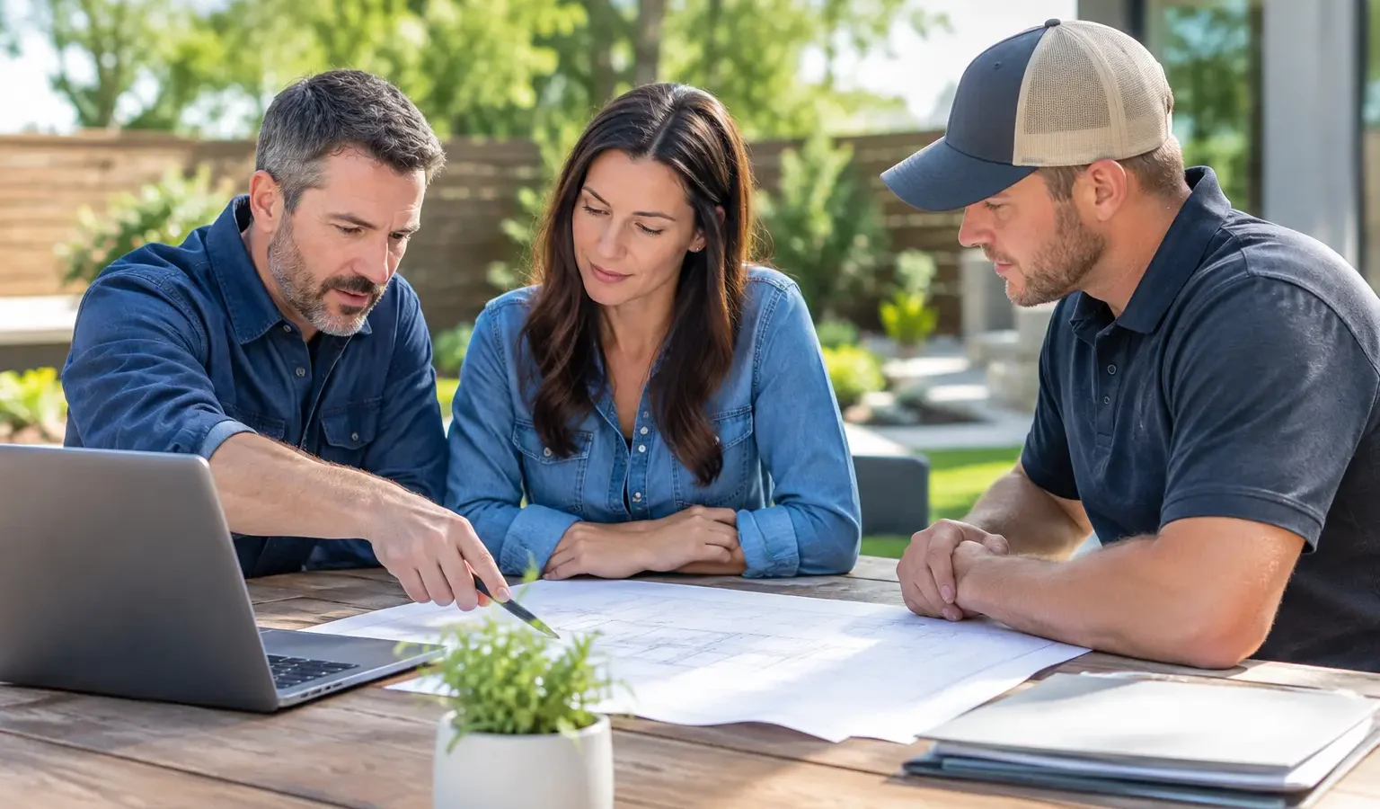 Contractor Bid Comparison for Outdoor Projects