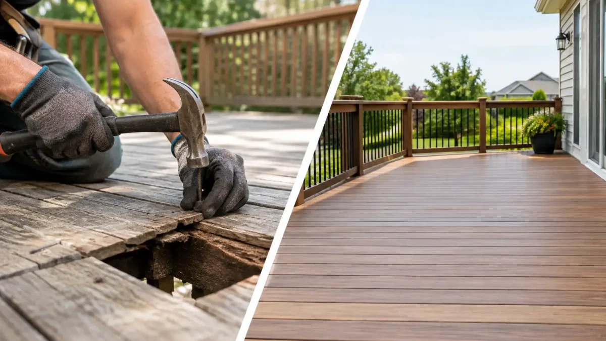 Deck Repair vs Replacement: Which Is Right?