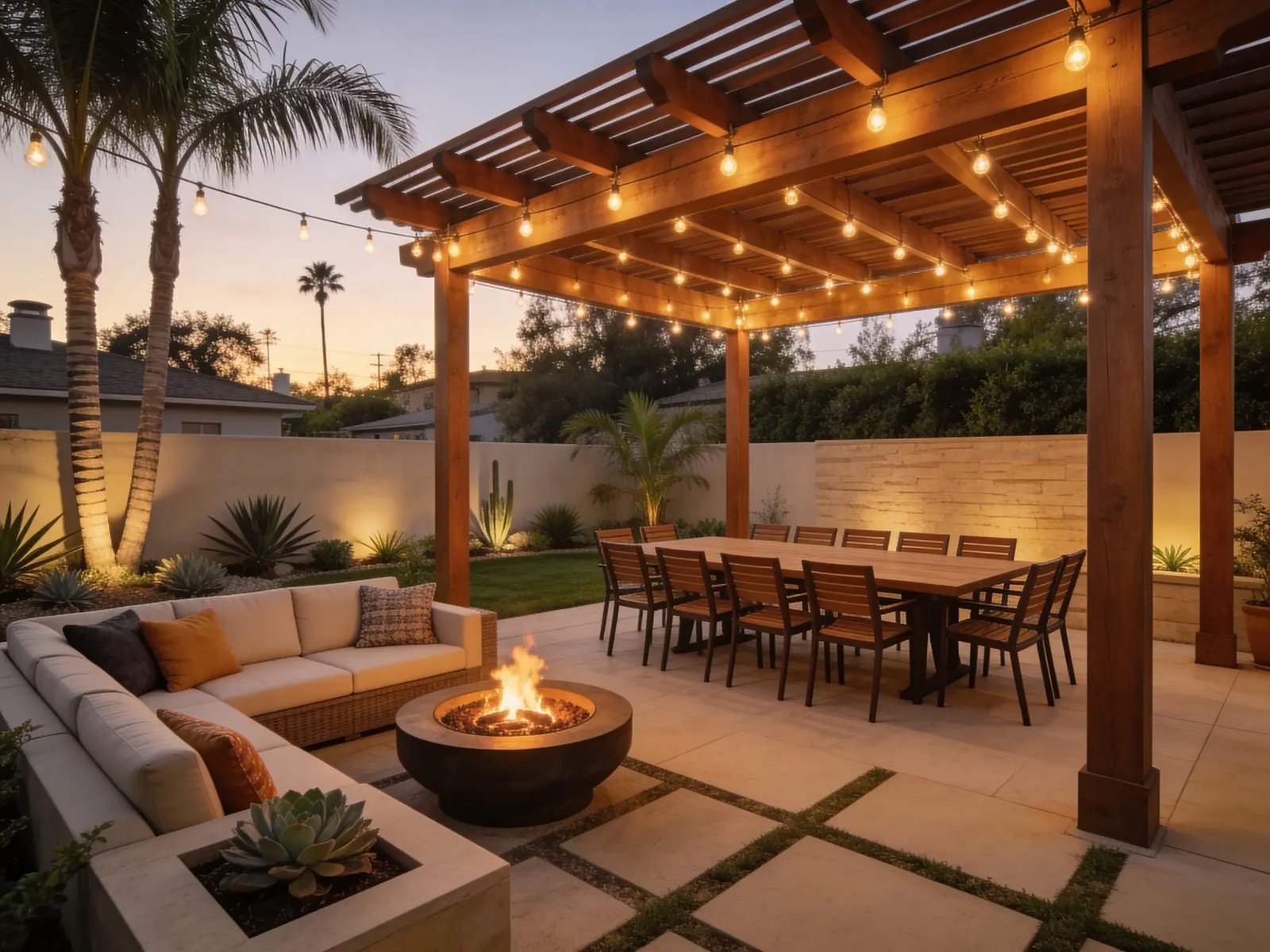 Professionally photographed home renovation or outdoor living project